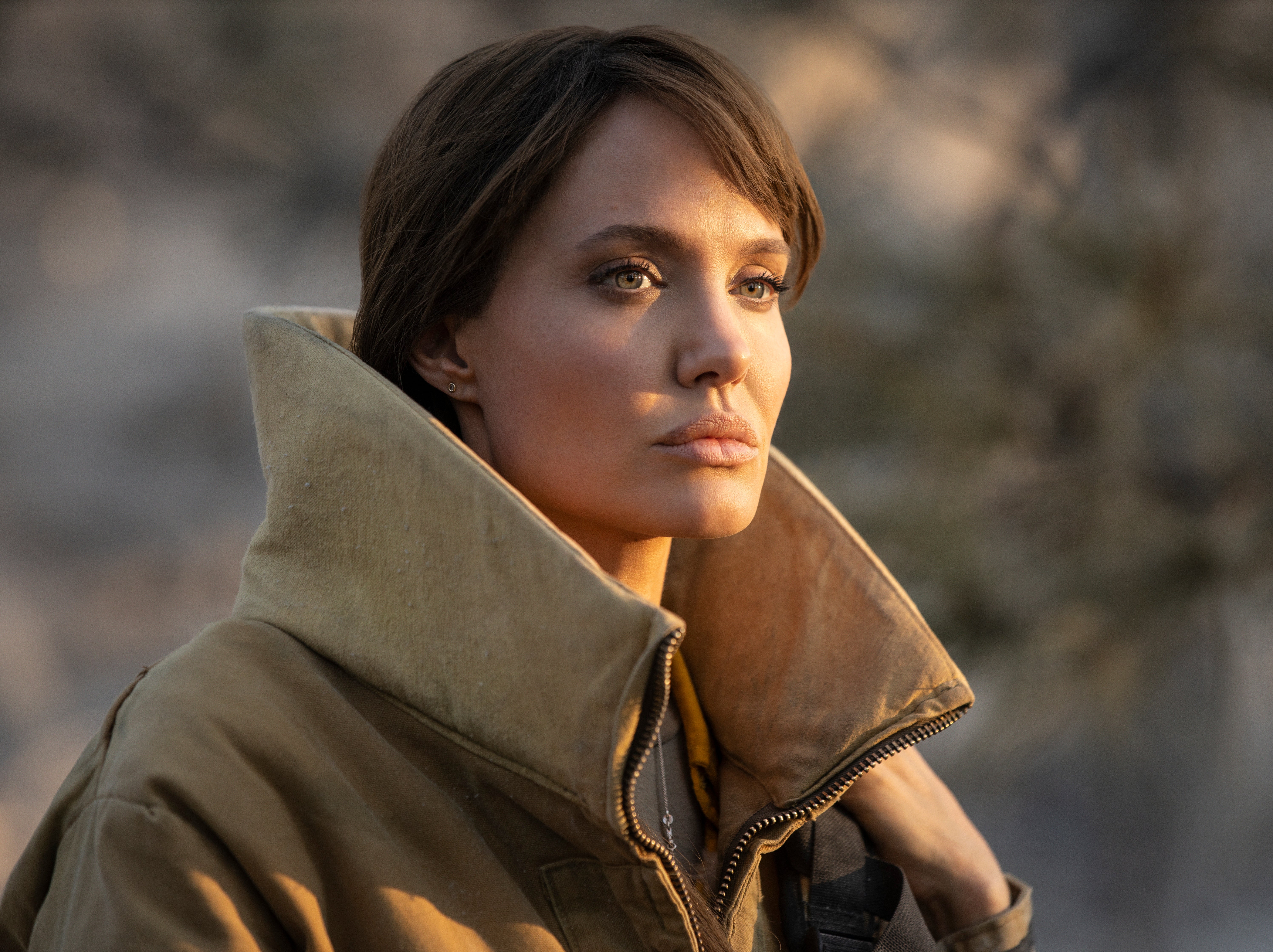 <p>As Hannah, Jolie has the languid but powerful repose of a lion overseeing its pride</p>