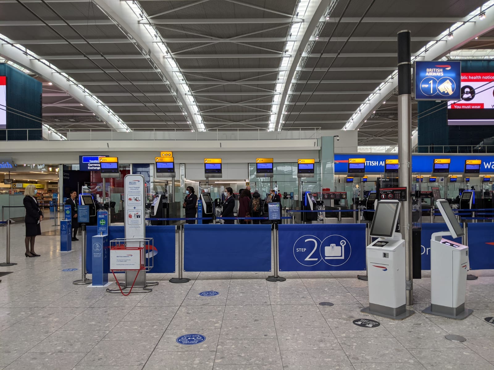 T5 check-in will look a bit busier from Monday