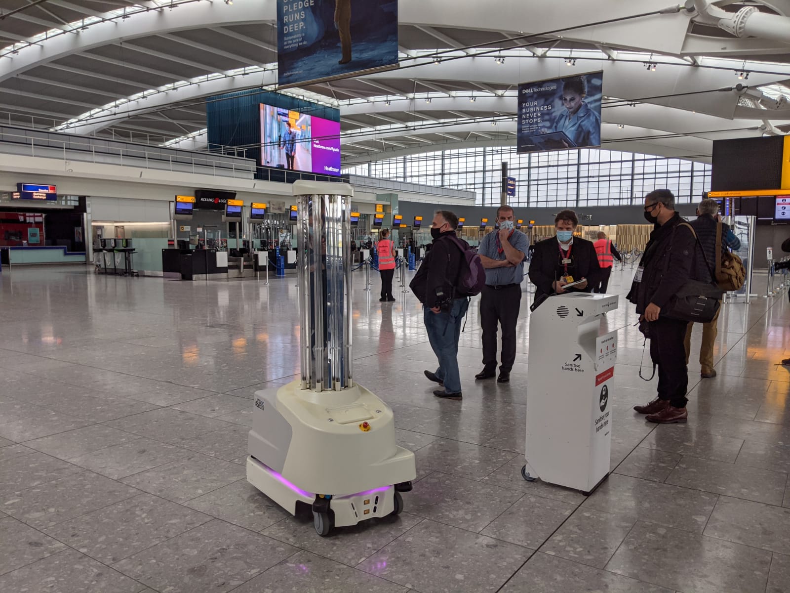 Heathrow’s UV robots all have names