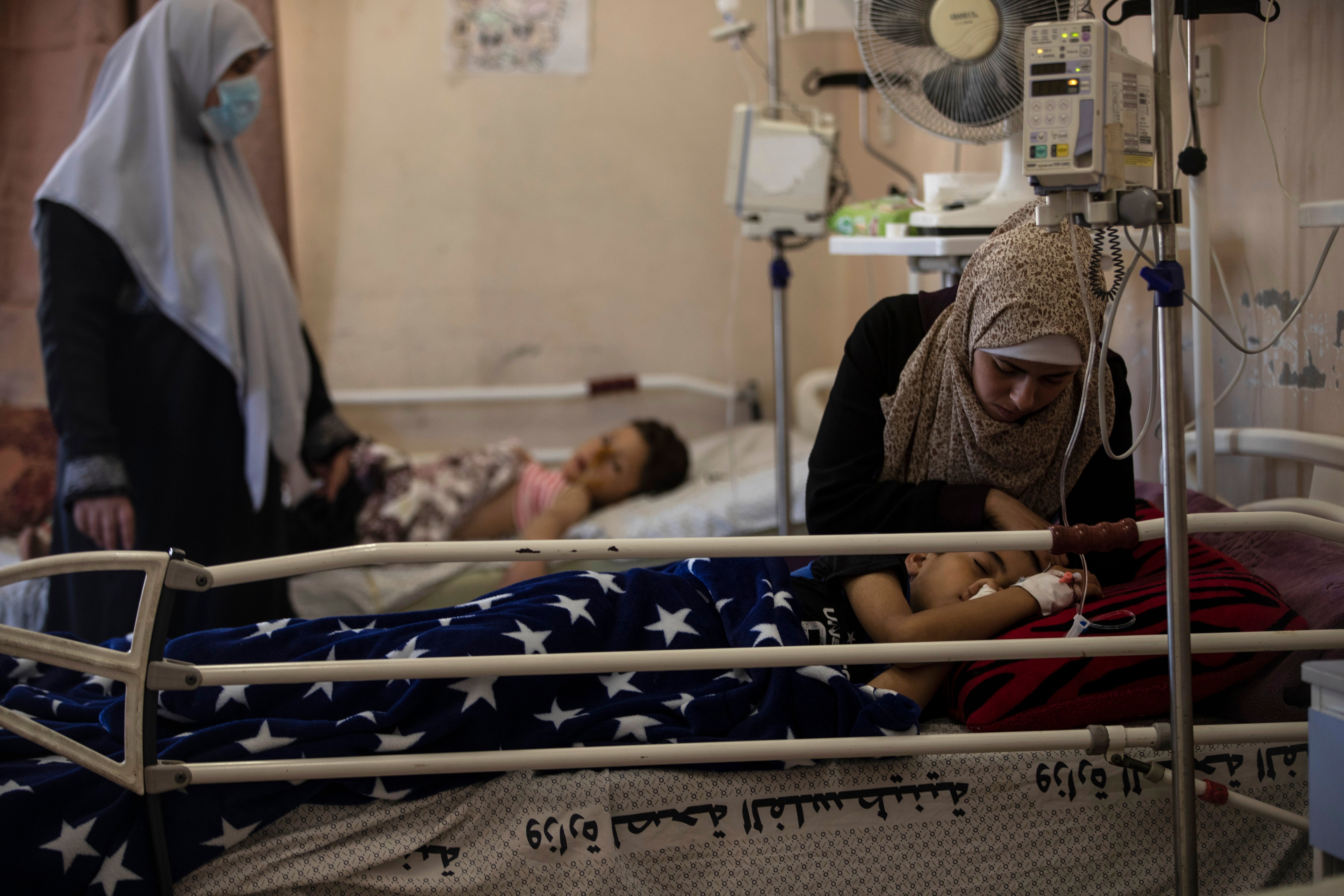 Gaza Hospitals Double Threat