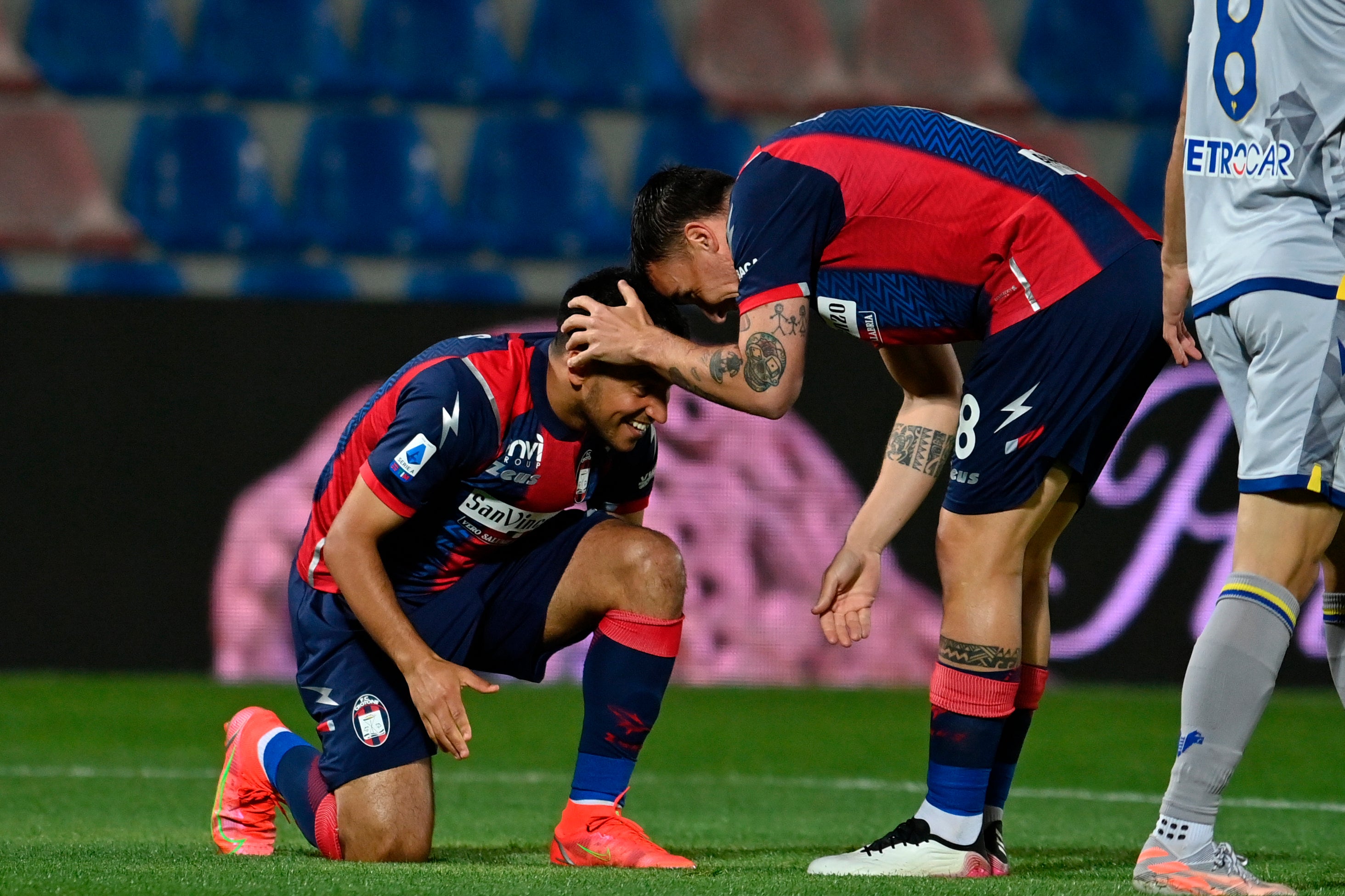 <p>Crotone playing in Serie A in 2021</p>