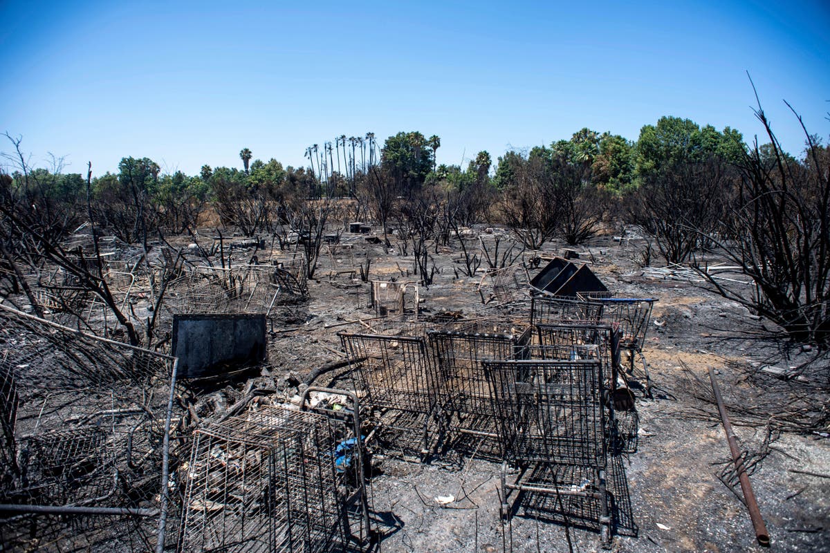 Number of damaging fires in Los Angeles homeless camps grows