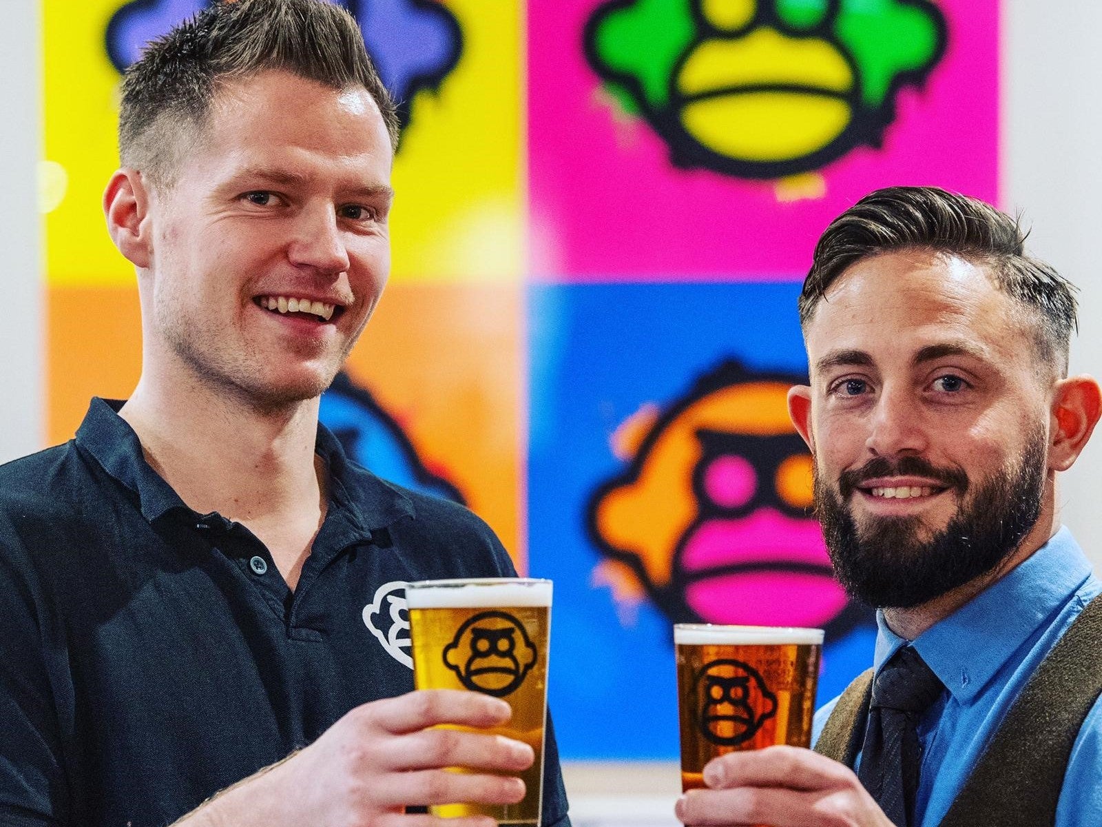 Liam Convey and Ryan Bailey, owners of the Northern Monkey pub