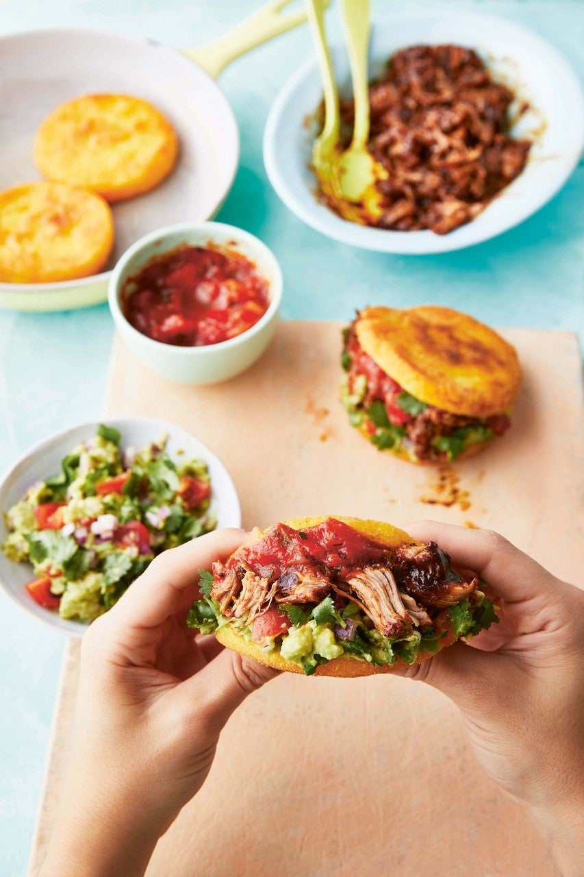 Order pre-cooked cornmeal online for these crispy-on-the-outside, fluffy-on-the-inside arepas