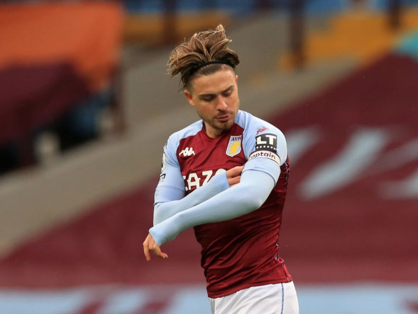 Jack Grealish makes his first appearance since recovering from injury