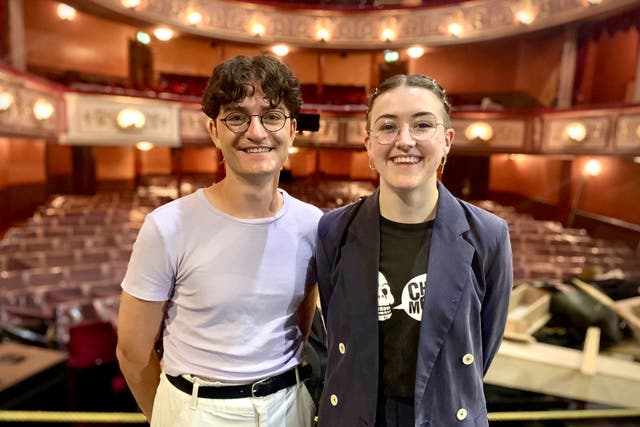 Six creators Toby Marlow and Lucy Moss at the Lyric Theatre