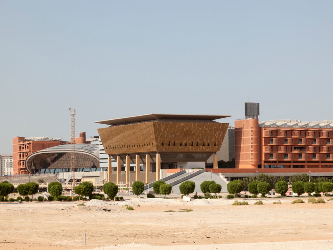 Masdar City’s Institute of Science and Technology entire complex is built on the principles of renewable energy