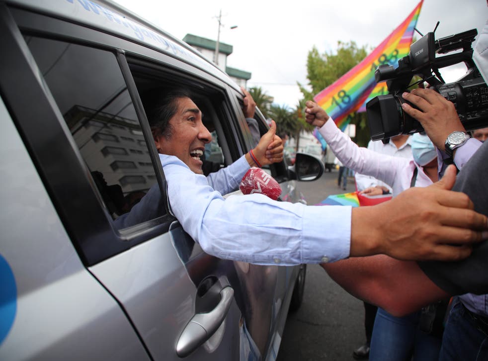 ECUADOR-EXCANDIDATO ENTREVISTA