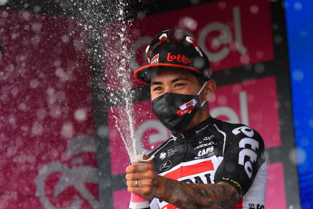 Caleb Ewan won the fifth stage of the Giro before claiming stage seven