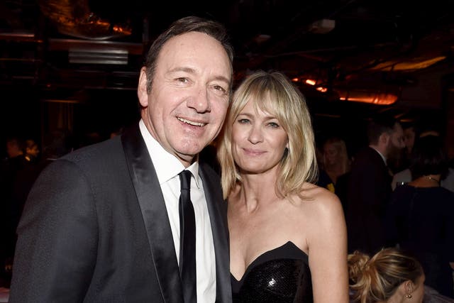 <p>Kevin spacey and Robin Wright</p>
