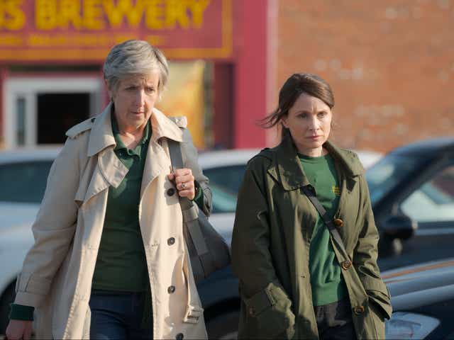 <p>Julie Hesmondhalgh as Nancy, and Laura Fraser as Anna, in ‘The Pact’</p>