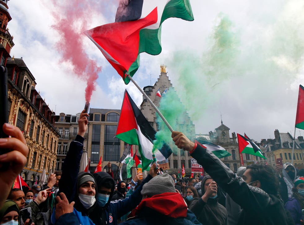 ISRAEL-PALESTINOS-PROTESTAS