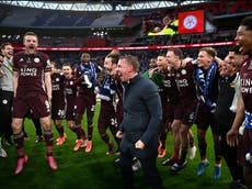 Leicester triumph in poignant FA Cup final as football’s soundtrack returns