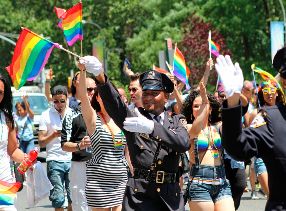 <p>NYC Gay Pride Parade Police</p>