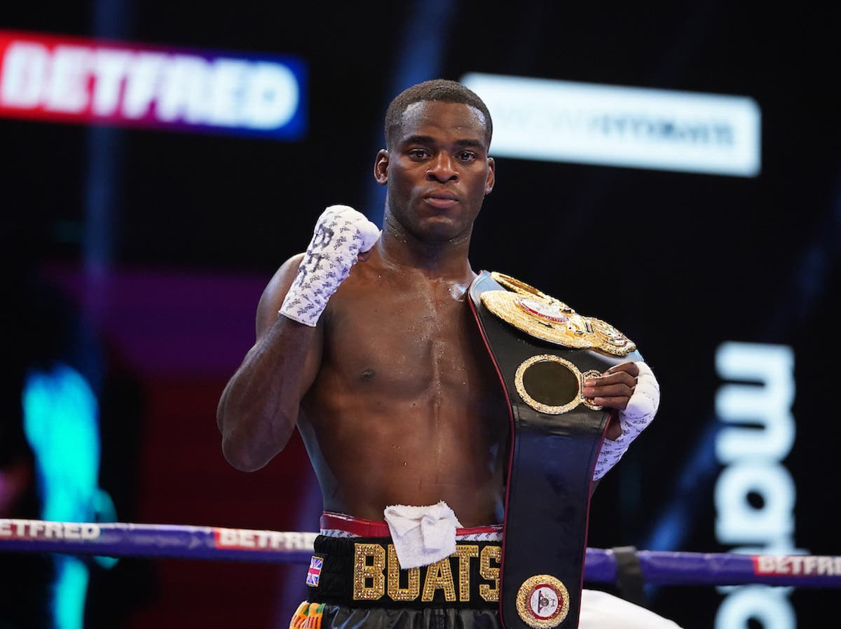Joshua Buatsi knocks out Daniel Dos Santos in four rounds to move into world title contention