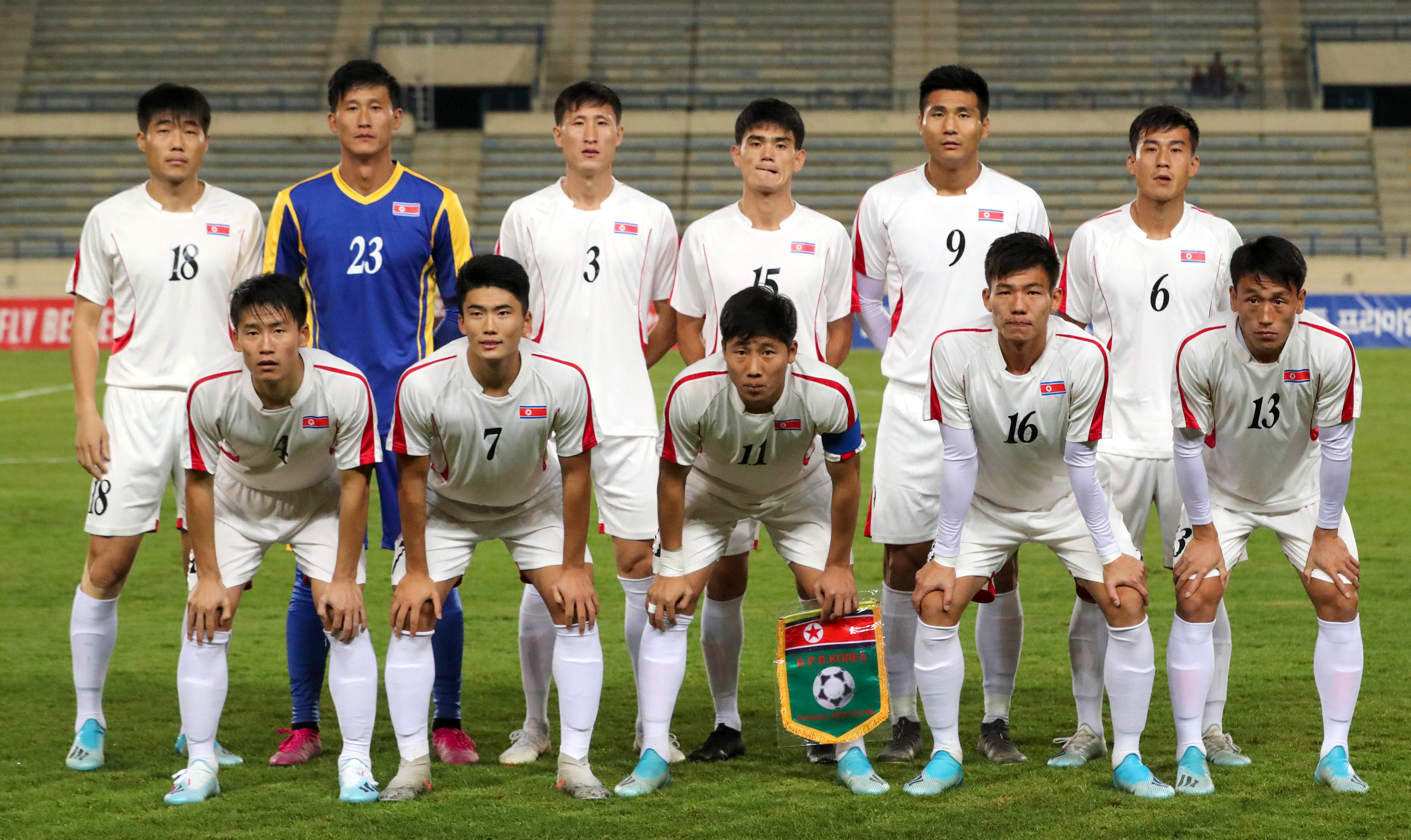 The North Korean men’s football team last qualified for a World Cup finals in 2010