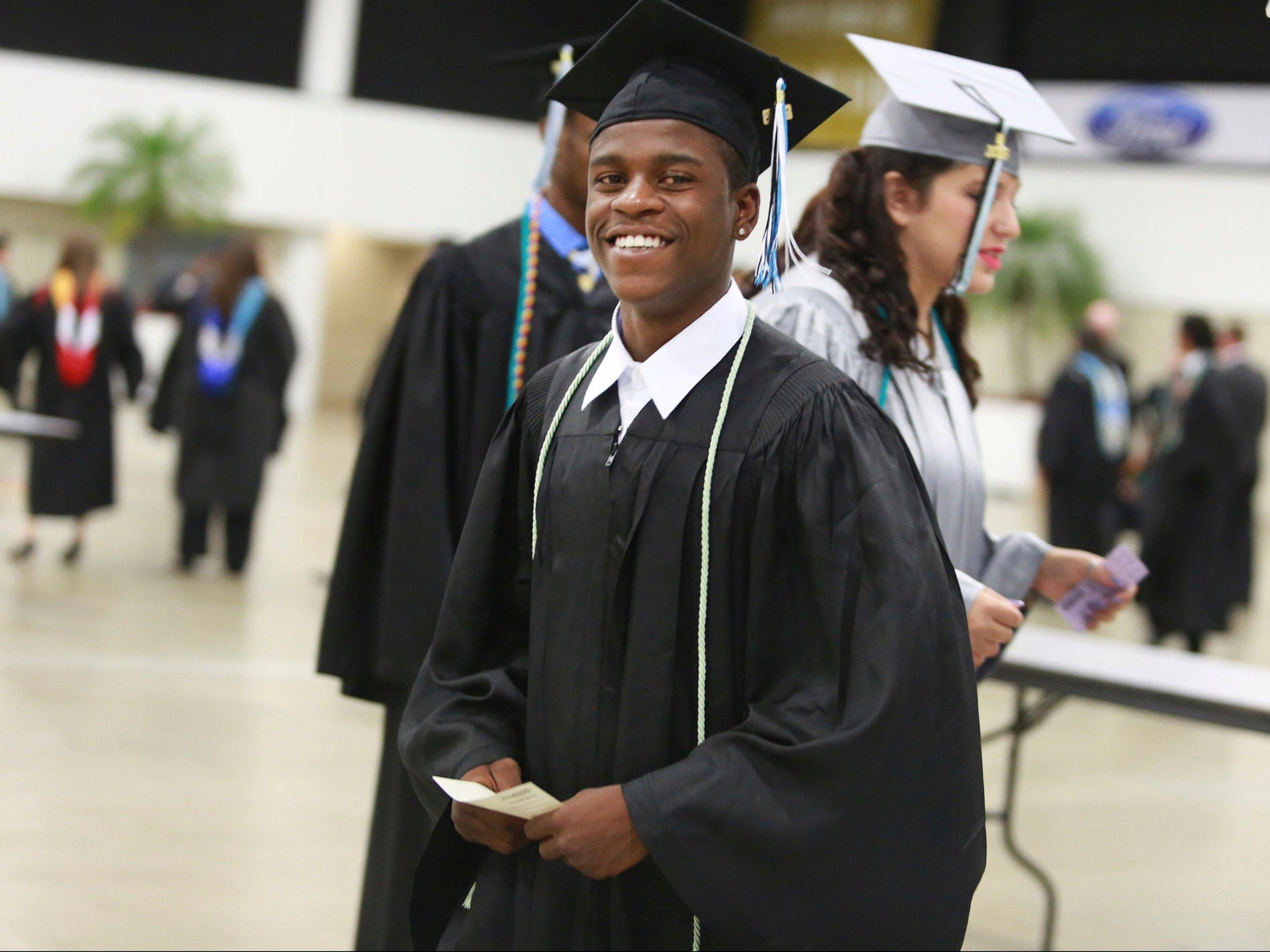 Damon Weaver, graduating from ASU, Georgia