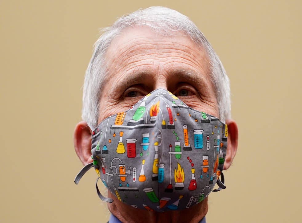 <p>Dr Anthony Fauci, director of the National Institute of Allergy and Infectious Diseases, says CDC mask mandate guidelines were misinterpreted</p>