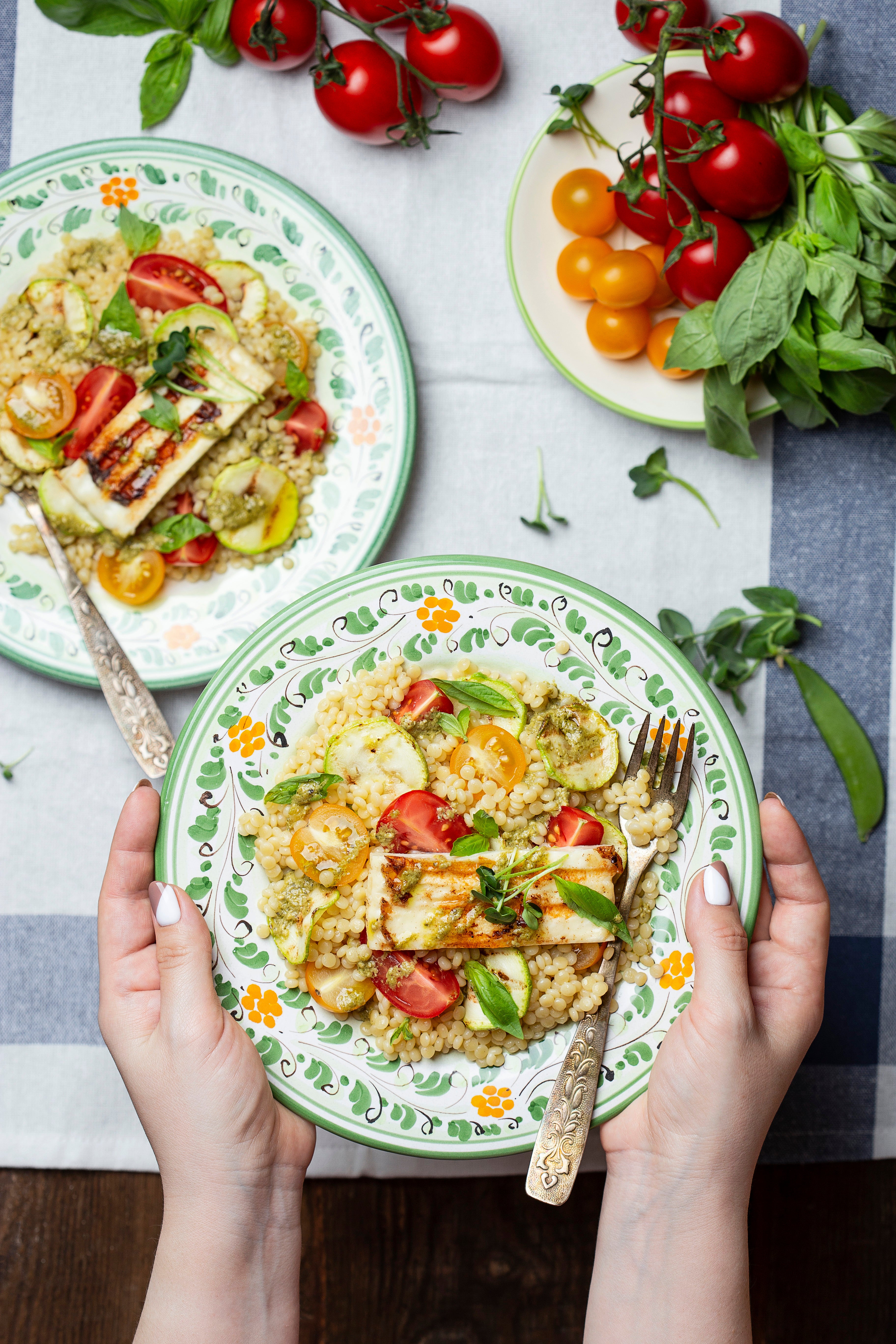 A quick and easy vegetarian one-pan meal