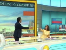 Susanna Reid awkwardly rejects hug from Adil Ray on ‘Good Morning Britain’