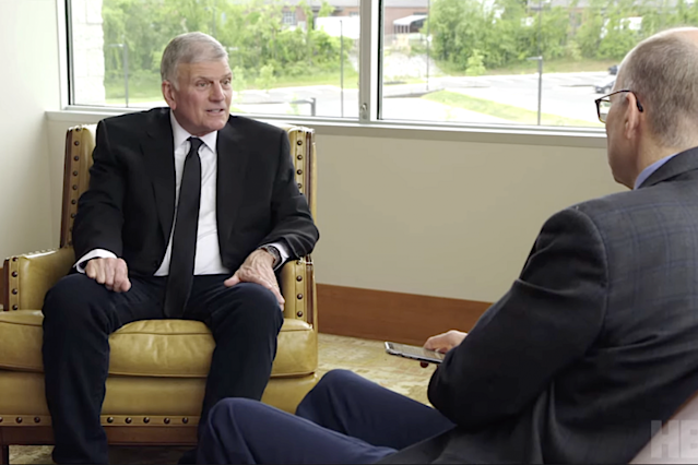<p>Trump supporter and influential evangelical Franklin Graham told Axios with HBO that Trump may be ‘too unhealthy’ to run for president again</p>