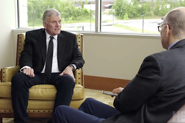 <p>Trump supporter and influential evangelical Franklin Graham told Axios with HBO that Trump may be ‘too unhealthy’ to run for president again</p>