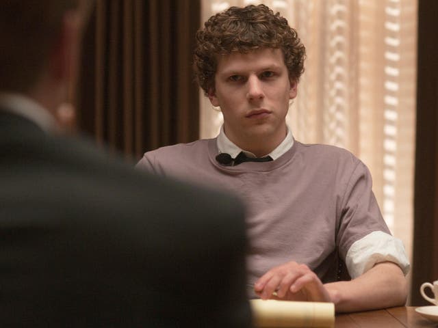 <p>Jesse Eisenberg as Mark Zuckerberg in ‘The Social Network’</p>
