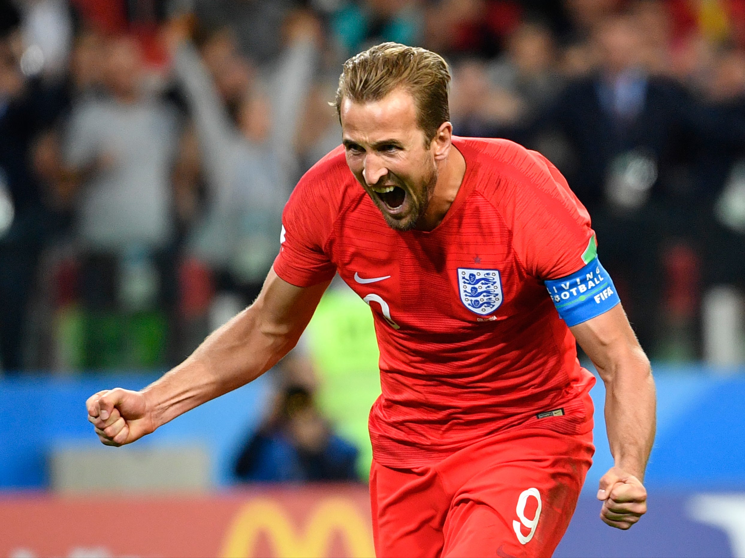 Boot boy: Kane was top scorer in Russia and will fancy his chances of repeating the feat