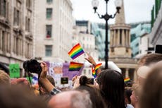 Hundreds turn up to support baker who came under fire for making Pride cookies