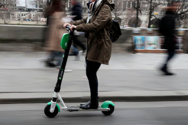 Lime scooters can be found all over Paris and several other European cities