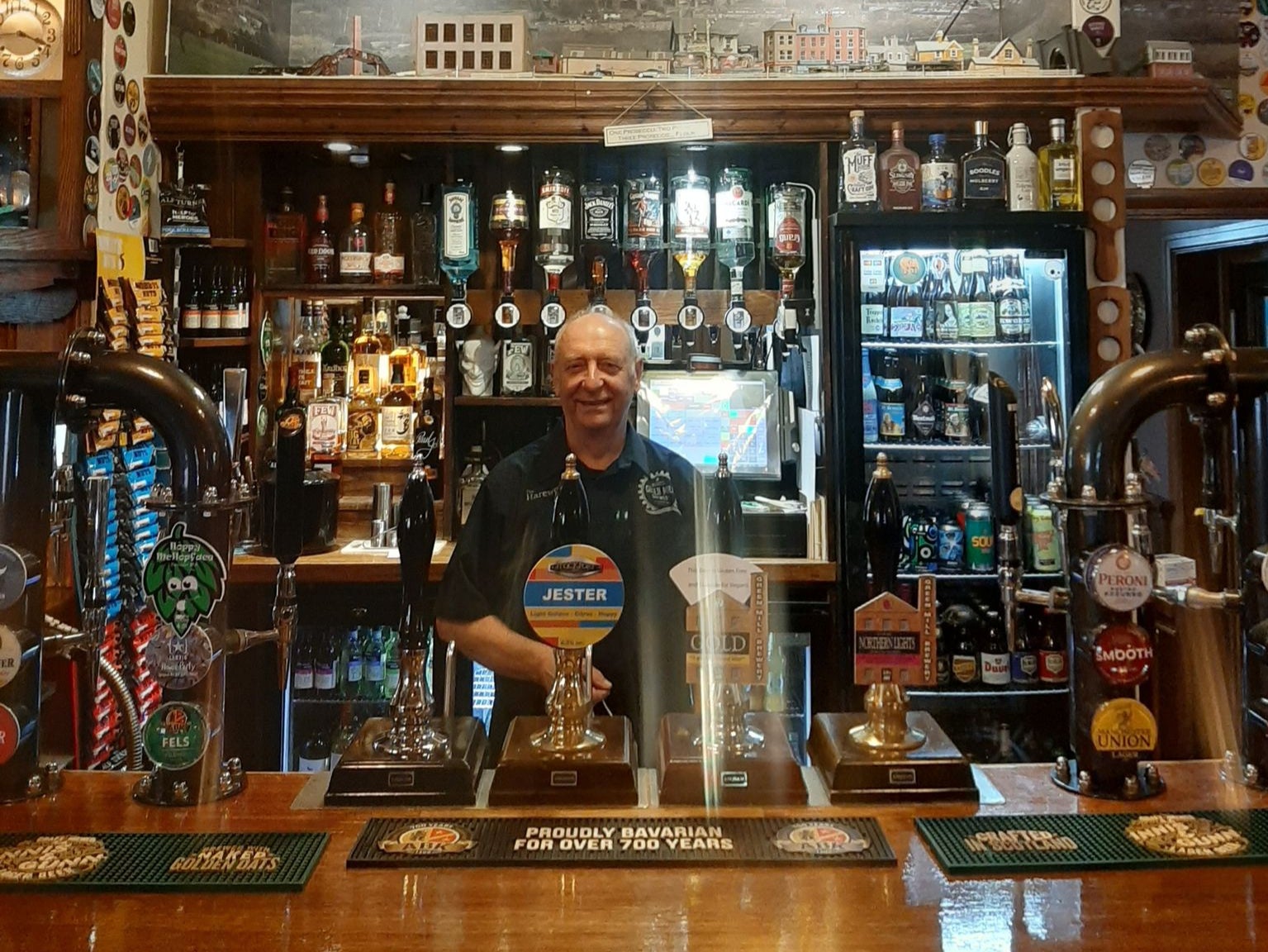 Phil Wild from the Harewood Arms says it is a ‘relief’ to be back