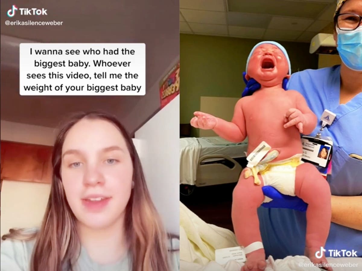 Woman goes viral after revealing &lsquo;biggest baby&rsquo; in TikTok: &lsquo;Had a baby that was 12lbs 6oz&rsquo;