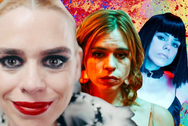 <p>A screwball elasticity: Billie Piper in (from left) ‘I Hate Suzie’, ‘Rare Beasts’ and ‘Secret Diary of a Call Girl’</p>
