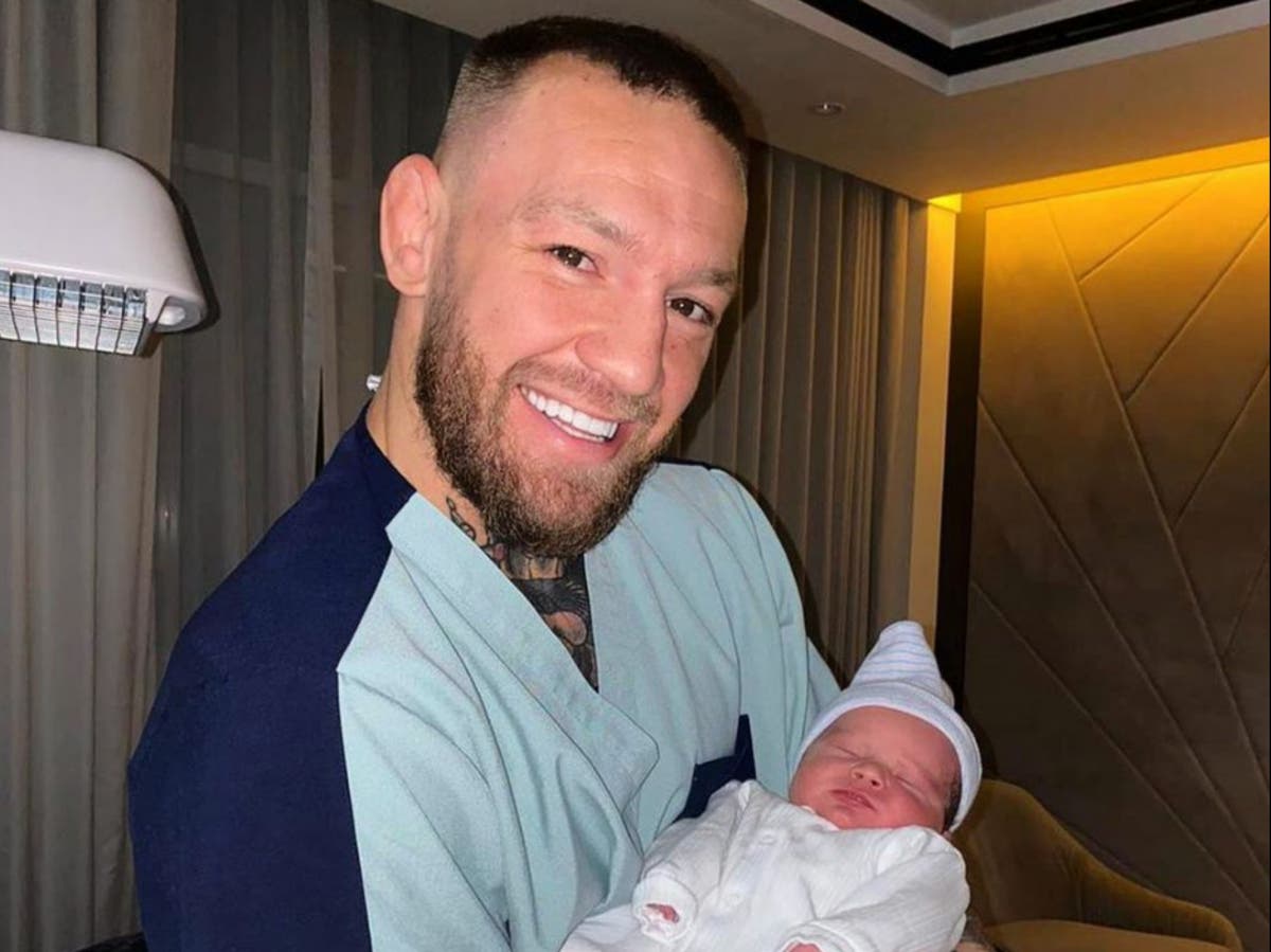 Conor McGregor and partner Dee Devlin welcome third child