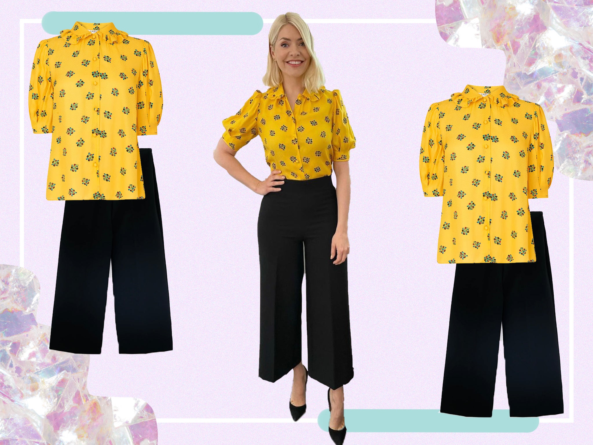 holly willoughby zara trousers lk bennett shirt outfit today indybest