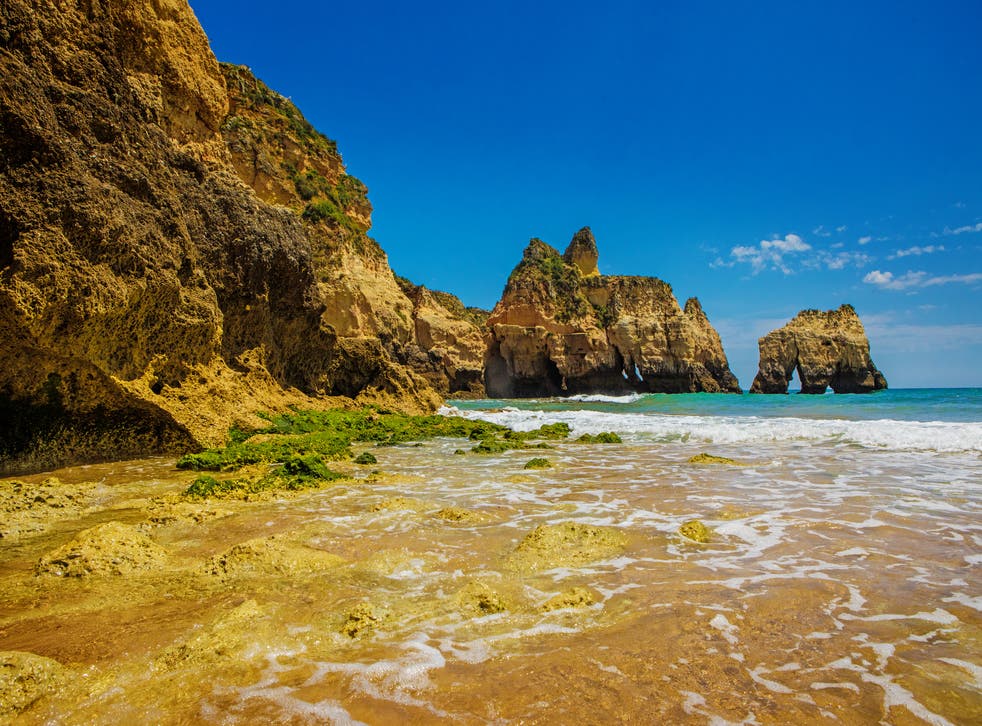 <p>The Algarve, in green-listed Portugal, is a popular holiday spot for Britons</p>