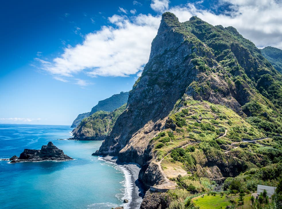 The rugged north coast of Madeira