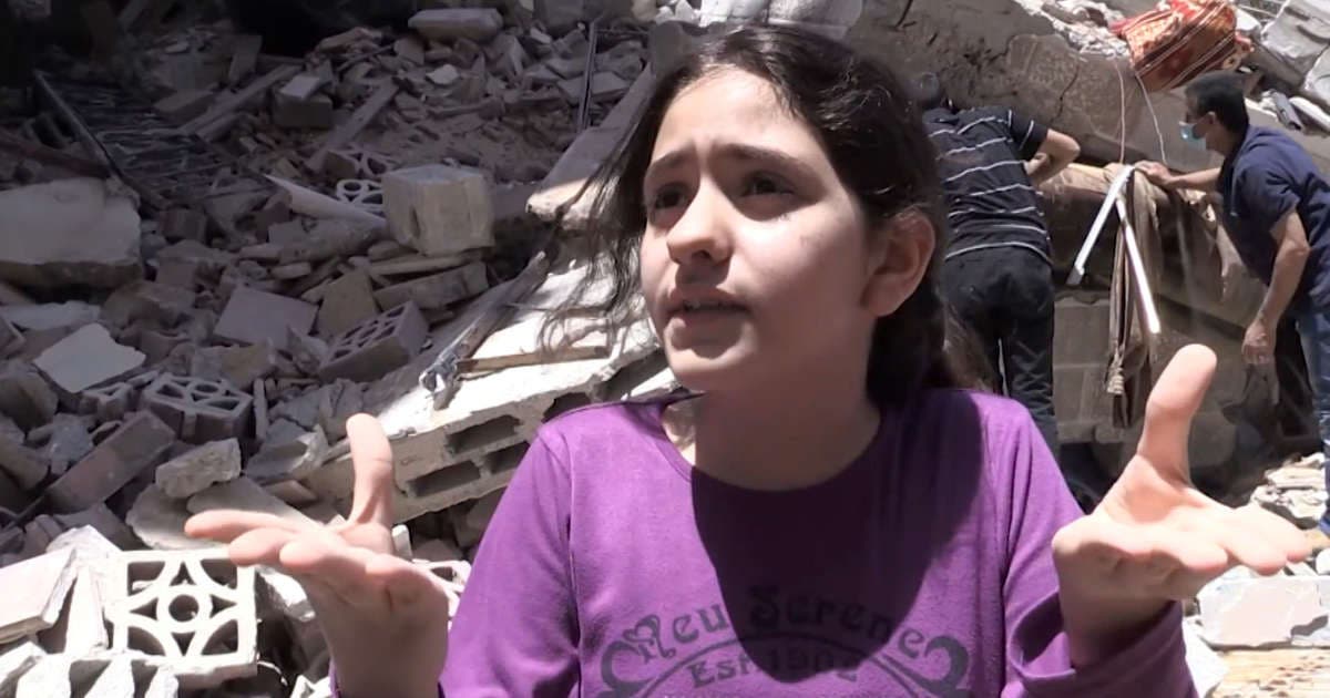 â€˜Weâ€™re dyingâ€™: 10-year-old Palestinian girl urges the world to intervene amid Israeli airstrikes