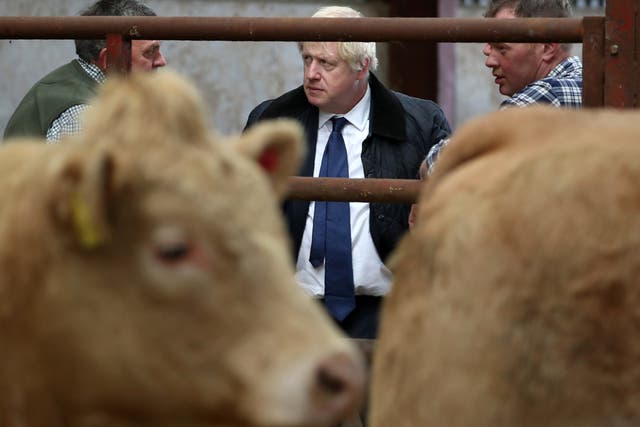 <p>Will Boris Johnson side with British farmers?</p>