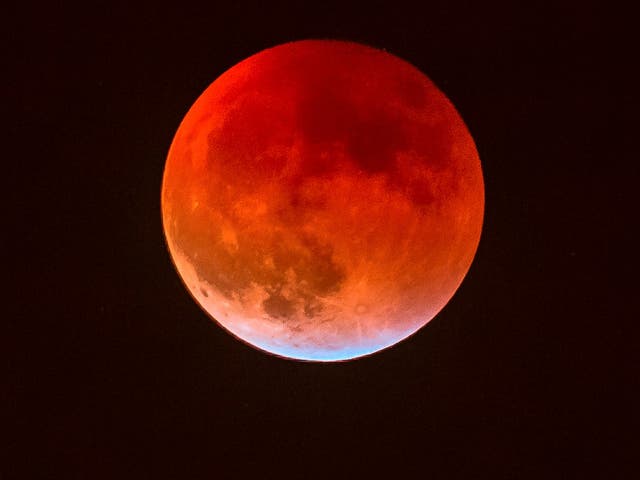 <p>The Blood moon will only be visible from the West Coast of the country</p>