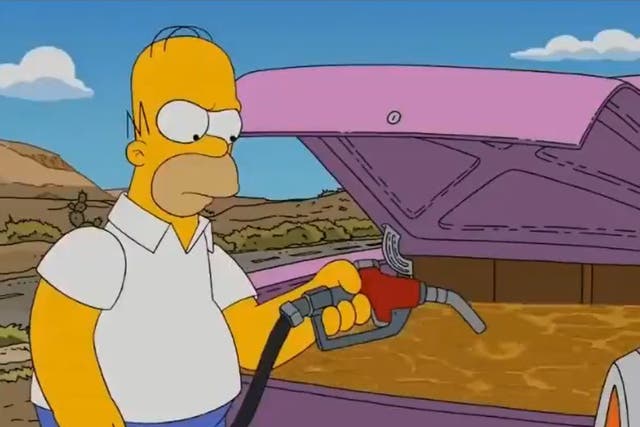 Homer Simpson in the 2010 Simpsons episode ‘Lisa Simpson, This Isn’t Your Life’