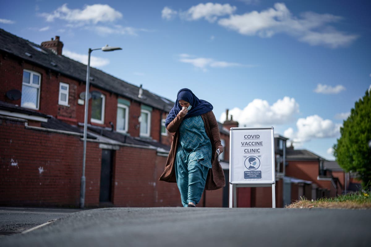 Testing surge in hotspots across Britain in bid to stop spread of Indian Covid variant