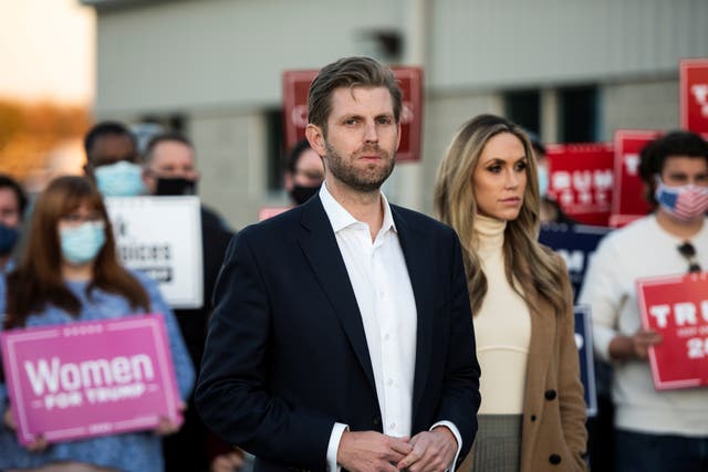 <p>Eric and Lara Trump recently moved to Florida, possibly to help with a Senate run</p>