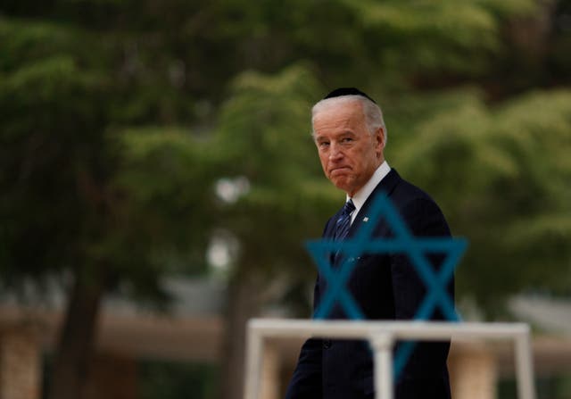 Israel biden Biden to