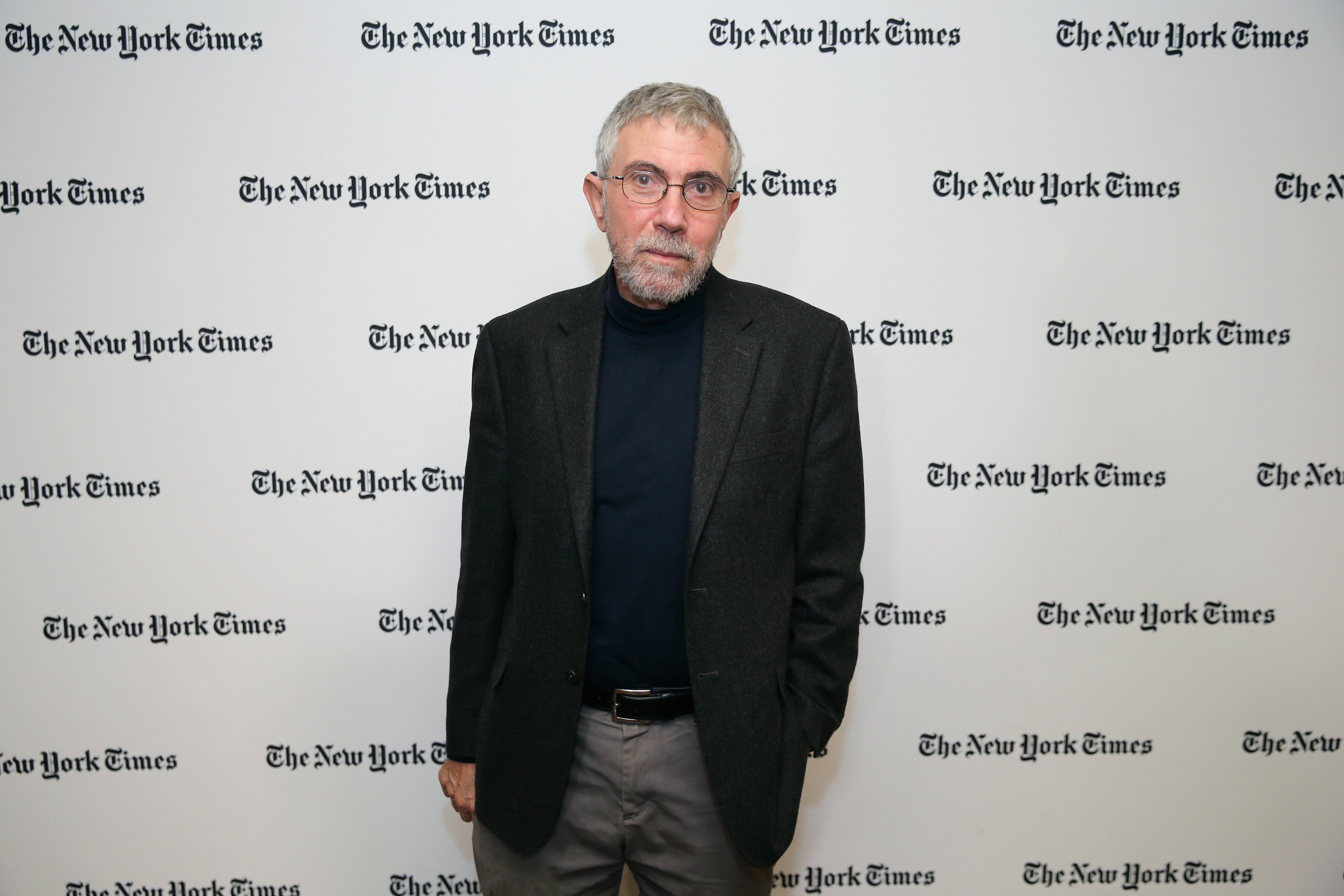 Nobel Prize-winning economist and New York Times Opinion columnist Paul Krugman attends The New York Times Food For Tomorrow Conference 2015