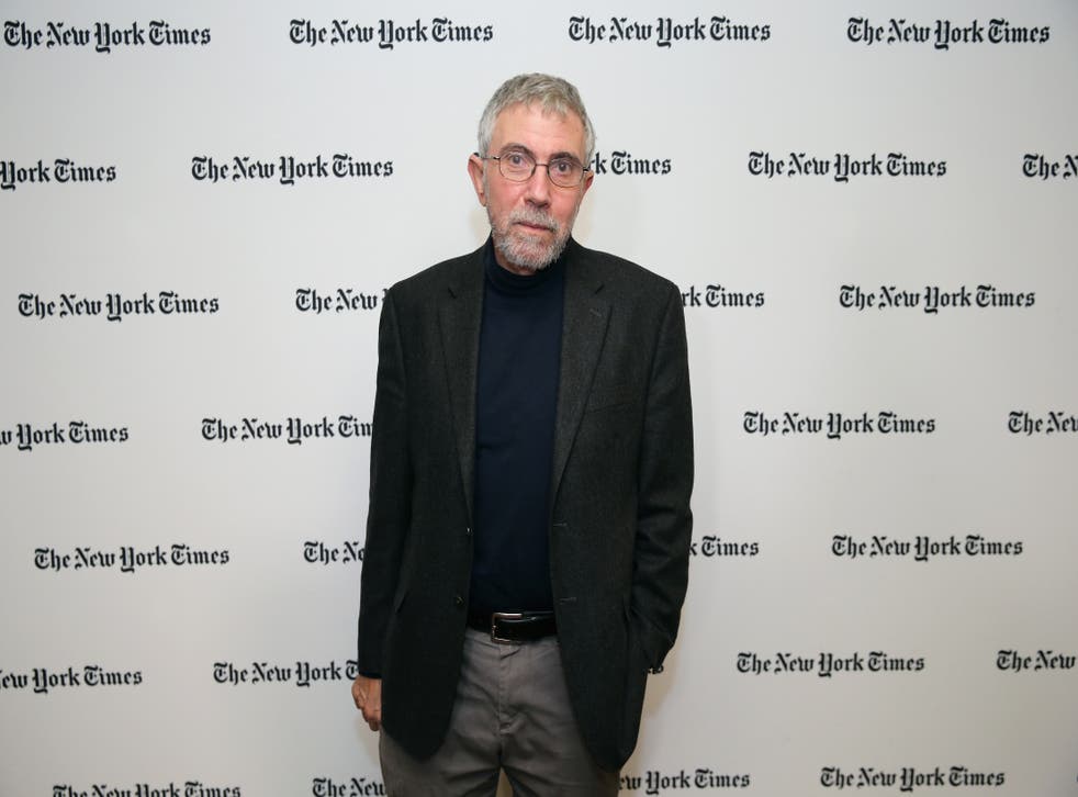 Nobel Prize-winning economist and New York Times Opinion columnist Paul Krugman attends The New York Times Food For Tomorrow Conference 2015