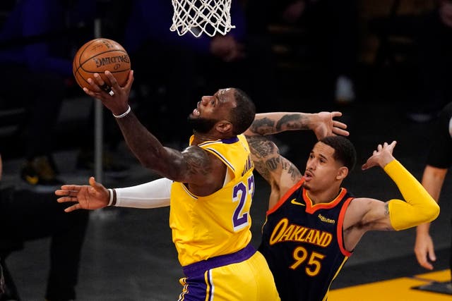 <p>DEP-BAS WARRIORS-LAKERS</p>