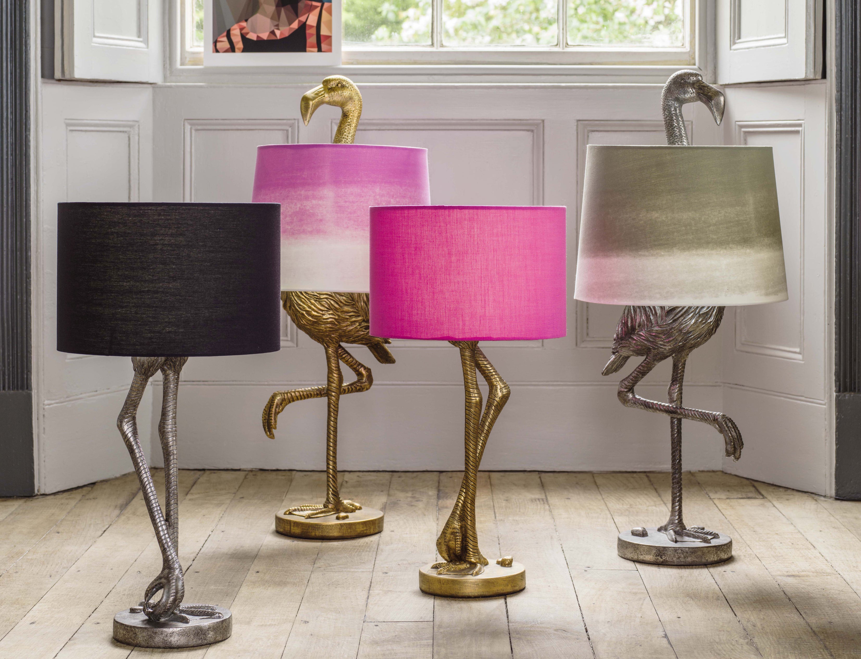Flamingo Lamps from Graham & Green