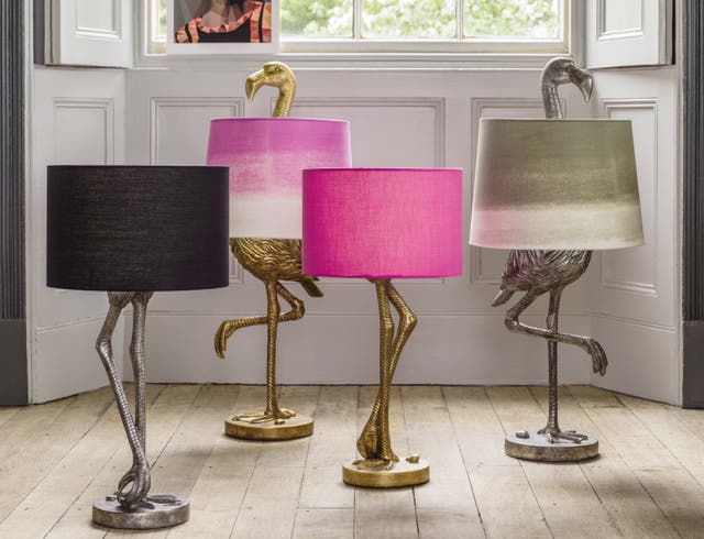 Flamingo Lamps from Graham & Green