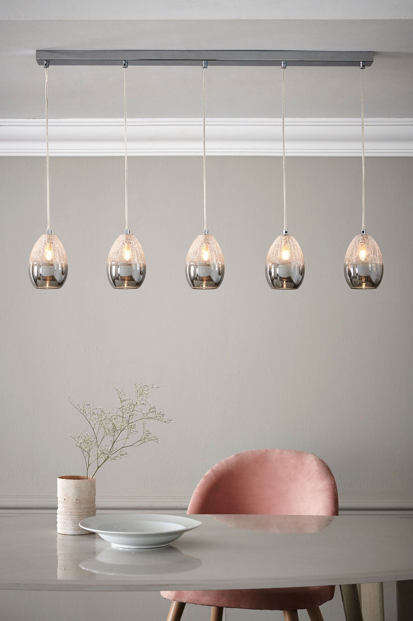 isla 5 light linear pendant